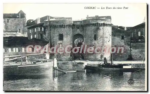 Cartes postales COGNAC tours du vieux Pont