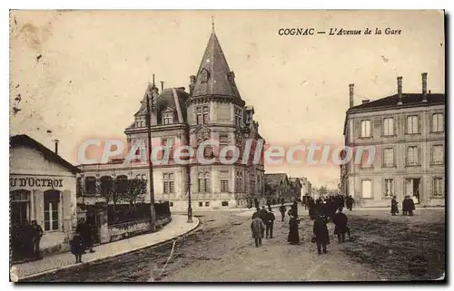 Cartes postales COGNAC avenue de la Gare