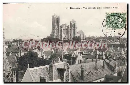 Cartes postales BOURGES vue g�n�rale