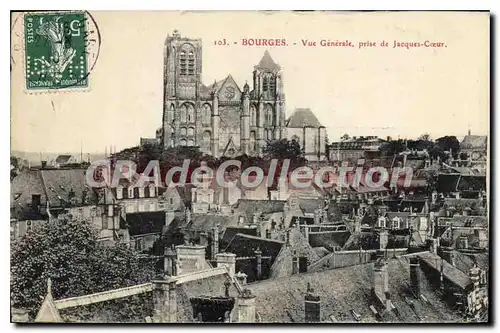 Cartes postales BOURGES vue g�n�rale