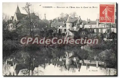 Ansichtskarte AK VIERZON d�versoir de l'Y�vre dans le canal de Berry
