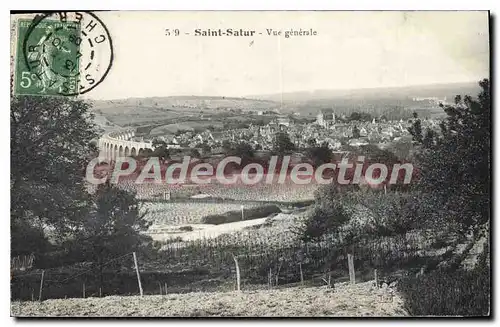 Cartes postales SAINT-SATUR vue g�n�rale