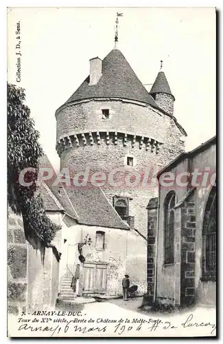 Cartes postales ARNAY-le-DUC ch�teau de la Motte-Forte