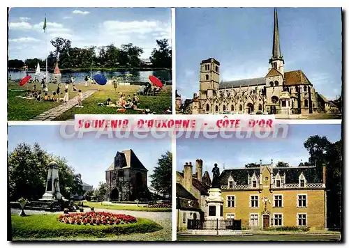 Cartes postales moderne AUXONNE h�tel de ville plage �glise