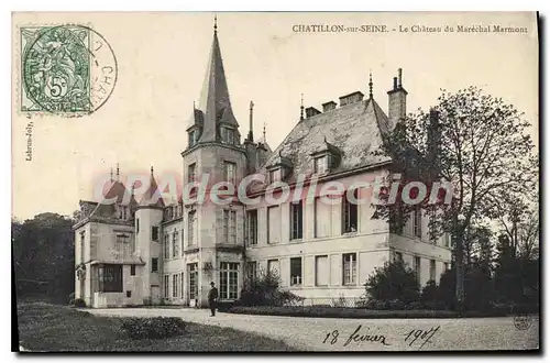 Cartes postales CHATILLON-sur-SEINE ch�teau du Mar�chal Marmont