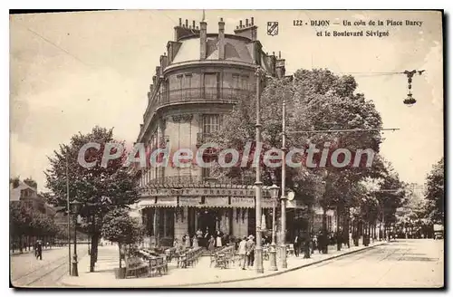 Cartes postales DIJON place Darcy boulevard S�vign�