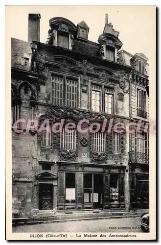 Cartes postales DIJON maison des ambassadeurs