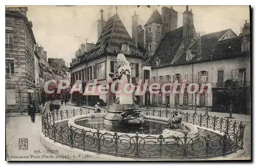 Ansichtskarte AK DIJON monument Piron