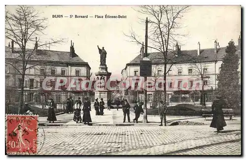 Cartes postales DIJON place Etienne-Dolet Saint-Bernard