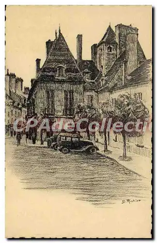 Cartes postales DIJON place des Cordeliers H�tel Hugonet