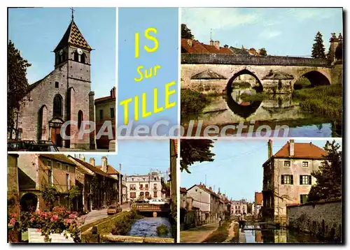 Cartes postales moderne IS-sur-TILLE �glise pont