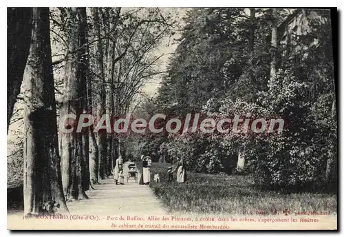 Cartes postales MONTBARD parc de Buffon naturaliste Montbardois