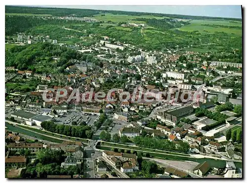 Moderne Karte MONTBARD vue a�rienne