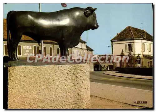 Cartes postales moderne SAULIEU le taureau Pompon