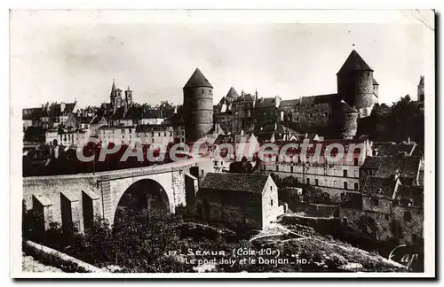 Cartes postales SEMUR Pont Joly Donjon