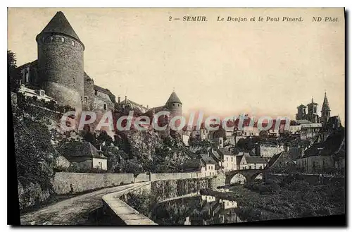 Cartes postales SEMUR Donjon Pont Pinard