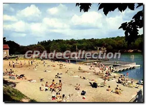 Cartes postales moderne SEMUR-en-AUXOIS plage du Lac de Pont