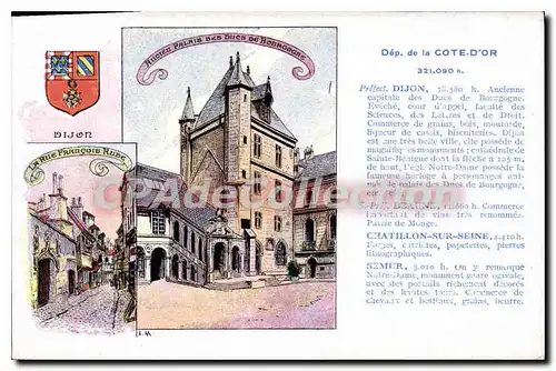 D�partement de la C�te d'Or Palais rue Fran�ois Rude