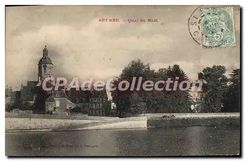 Cartes postales SEURRE quai du midi