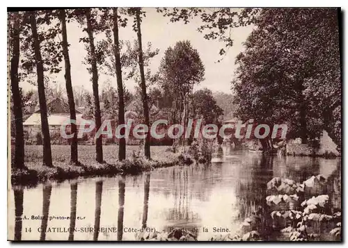 Cartes postales CHATILLON-sur-SEINE bords de Seine