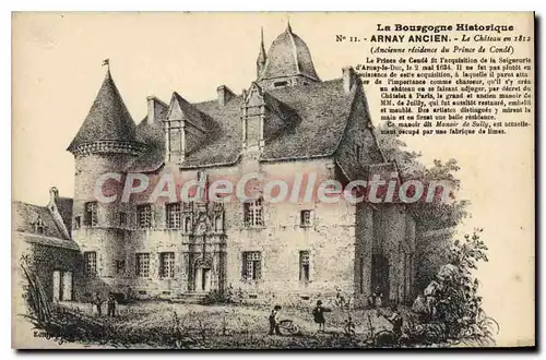 Cartes postales ARNAY ANCIEN le ch�teau
