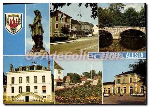 Cartes postales moderne LES LAUMES ALESIA mairie Gare
