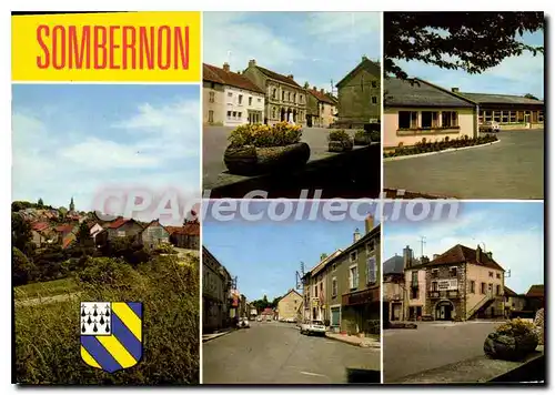 Cartes postales moderne SOMBERNON mairie CES