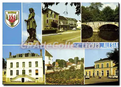 Cartes postales moderne LES LAUMES ALESIA mairie Gare