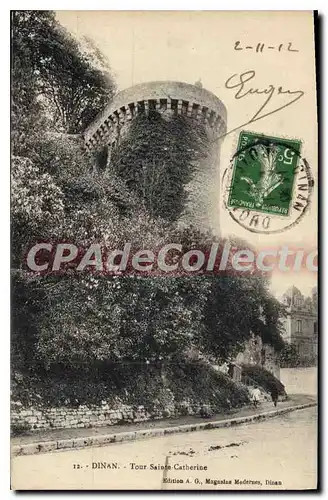 Cartes postales DINAN tour Sainte-Catherine