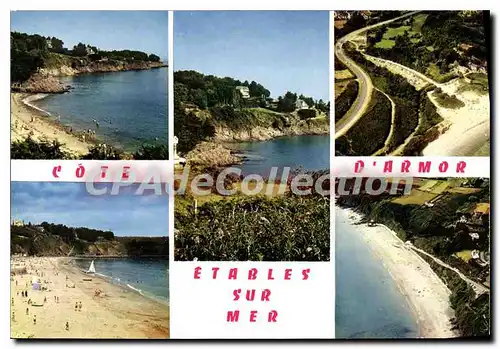 Cartes postales moderne ETABLES-sur-MER plages Moulin Gobelins