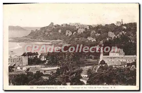 Cartes postales PERROS-GUIRREC Trestraou villas de Pors Nevez