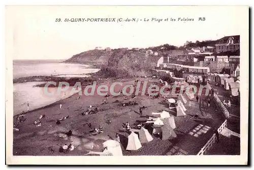 Cartes postales SAINT-QUAY-PORTRIEUX plage falaises