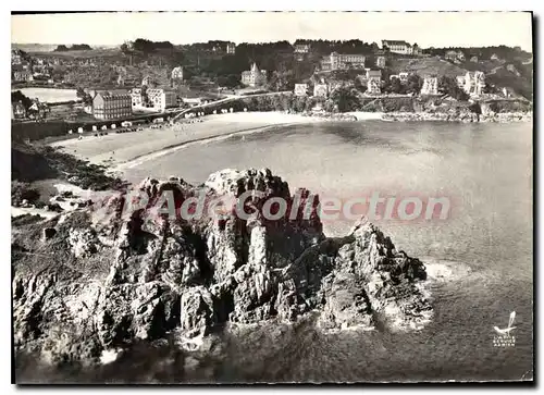 Cartes postales moderne PERROS-GUIRREC plage de Trestrignel ch�teau