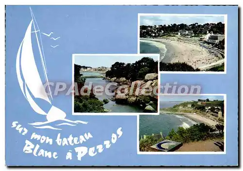 Cartes postales moderne PERROS-GUIRREC plage de Trestraou Tro�eros Trestignel