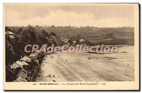 Ansichtskarte AK SAINT-BRIEUC plage Saint-Laurent