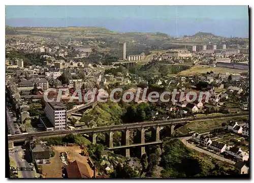 Moderne Karte SAINT-BRIEUC vue a�rienne