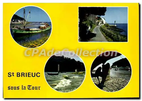 Cartes postales moderne SAINT-BRIEUC sous la tour plaisirs de la mer