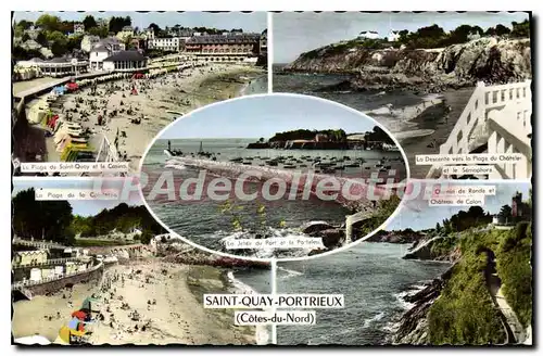 Cartes postales SAINT-QUAY-PORTRIEUX casino plage ch�teau