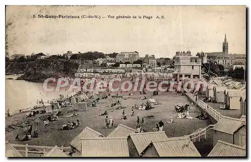 Cartes postales SAINT-QUAY-PORTRIEUX vue g�n�rale de la plage