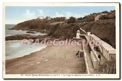 Ansichtskarte AK SAINT-QUAY-PORTRIEUX plage du chatelet