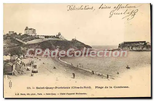 Ansichtskarte AK SAINT-QUAI-PORTRIEUX Plage de la Comtesse