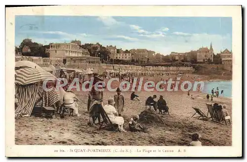 Cartes postales SAINT-QUAI-PORTRIEUX Plage casino