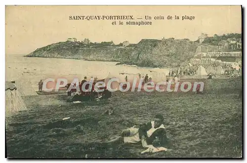 Ansichtskarte AK SAINT-QUAI-PORTRIEUX Plage s�maphore