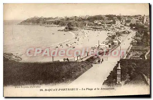 Ansichtskarte AK SAINT-QUAI-PORTRIEUX plage s�maphore