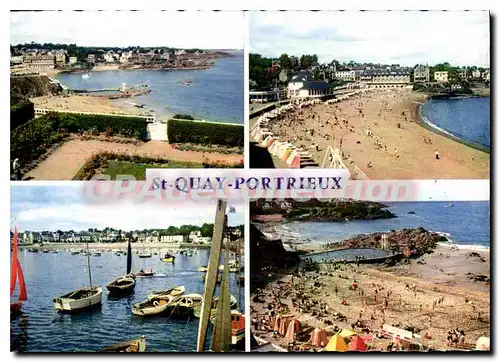 Cartes postales moderne SAINT-QUAI-PORTRIEUX plage port