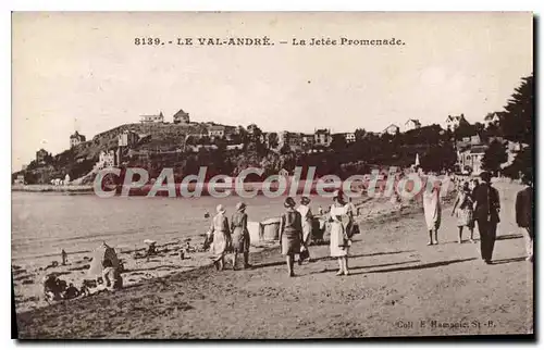 Cartes postales VAL-ANDRE la jet�e Promenade