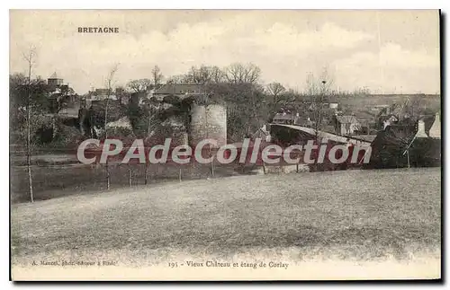 Cartes postales ch�teau et �tang de CORLAY