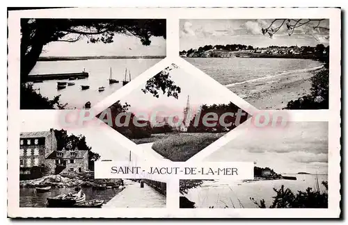 Cartes postales SAINT-JACUT-DE-LA-MER �glise port plage