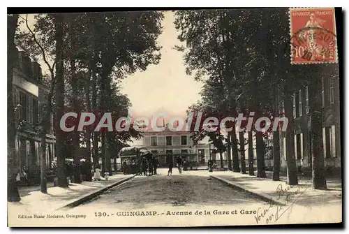 Cartes postales GUINGAMP Gare