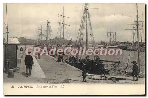 Cartes postales PAIMPOL bassin � Flot